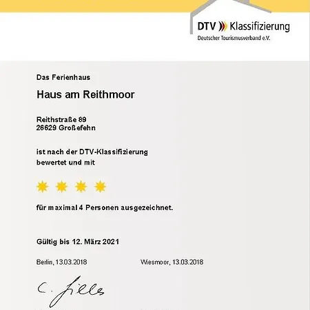 別荘 Haus Am Reithmoor *